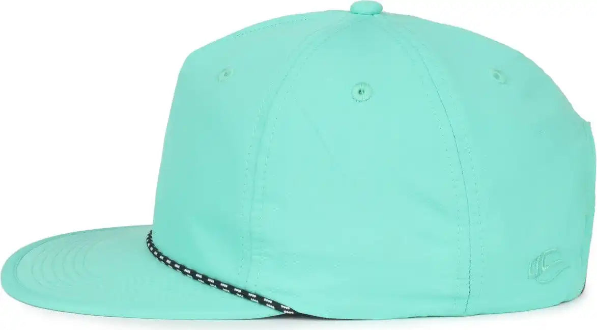Oc Sports 504 Packable Flat Visor with Cord Cap - Sea Foam - Osfm