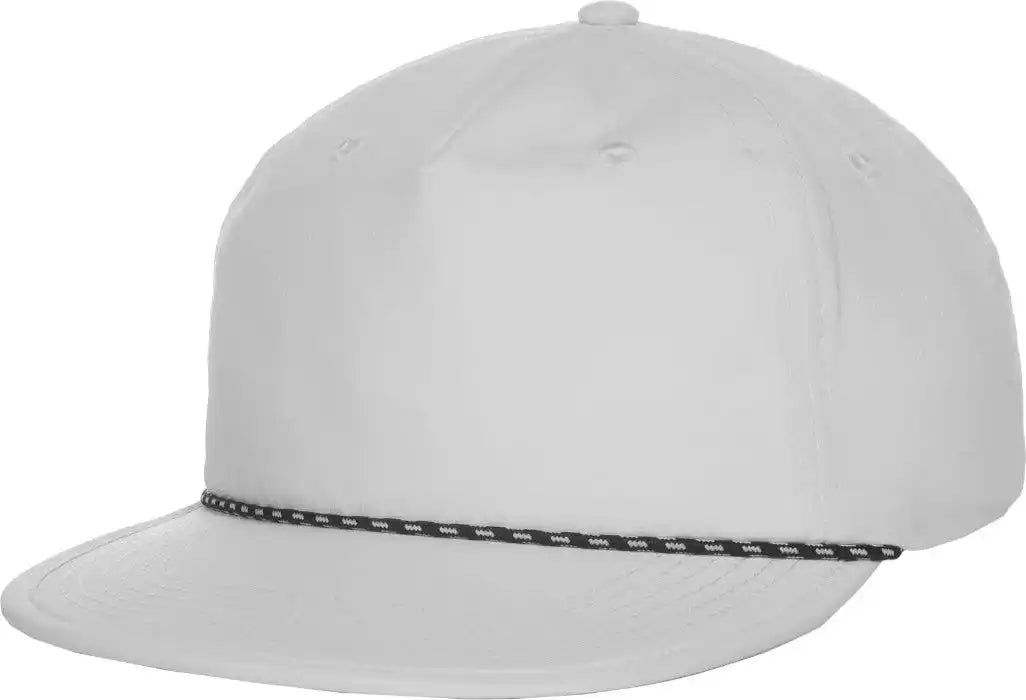 Oc Sports 504 Packable Flat Visor with Cord Cap - White - 6 7/8’’ - 7 1/2’’