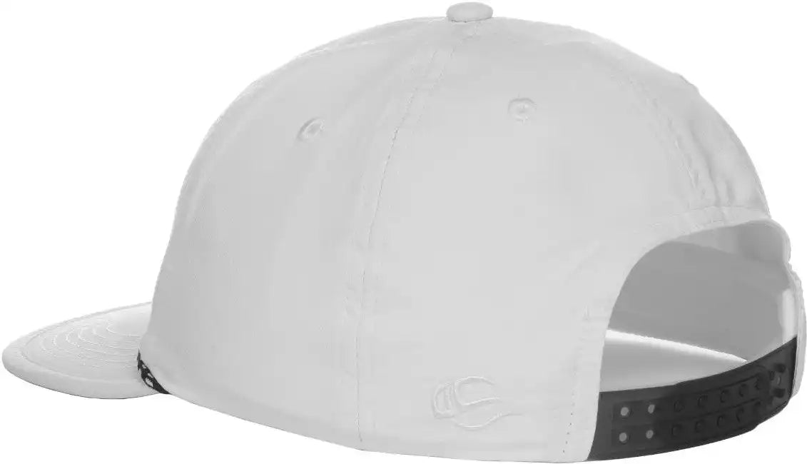 Oc Sports 504 Packable Flat Visor with Cord Cap - White - 6 7/8’’ - 7 1/2’’