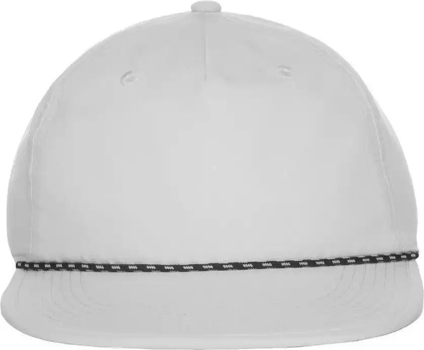 Oc Sports 504 Packable Flat Visor with Cord Cap - White - 6 7/8’’ - 7 1/2’’