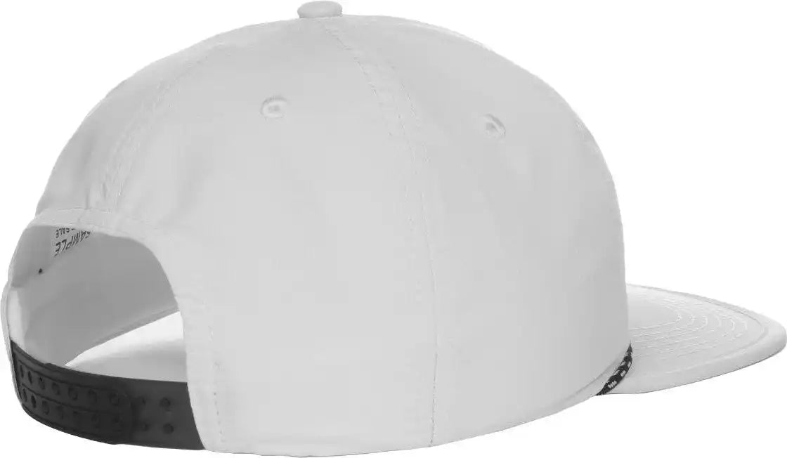 Oc Sports 504 Packable Flat Visor with Cord Cap - White - 6 7/8’’ - 7 1/2’’