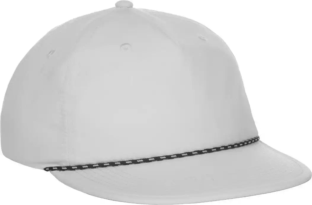 Oc Sports 504 Packable Flat Visor with Cord Cap - White - 6 7/8’’ - 7 1/2’’