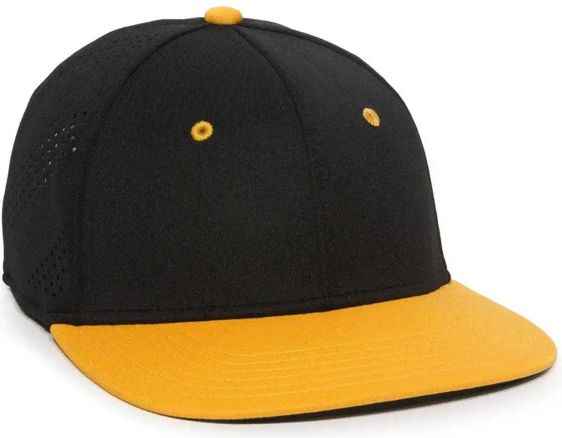 Oc Sports Air25 Flexible Fitting Cap - Black Gold - 6 3/8’’ - 3/4’’