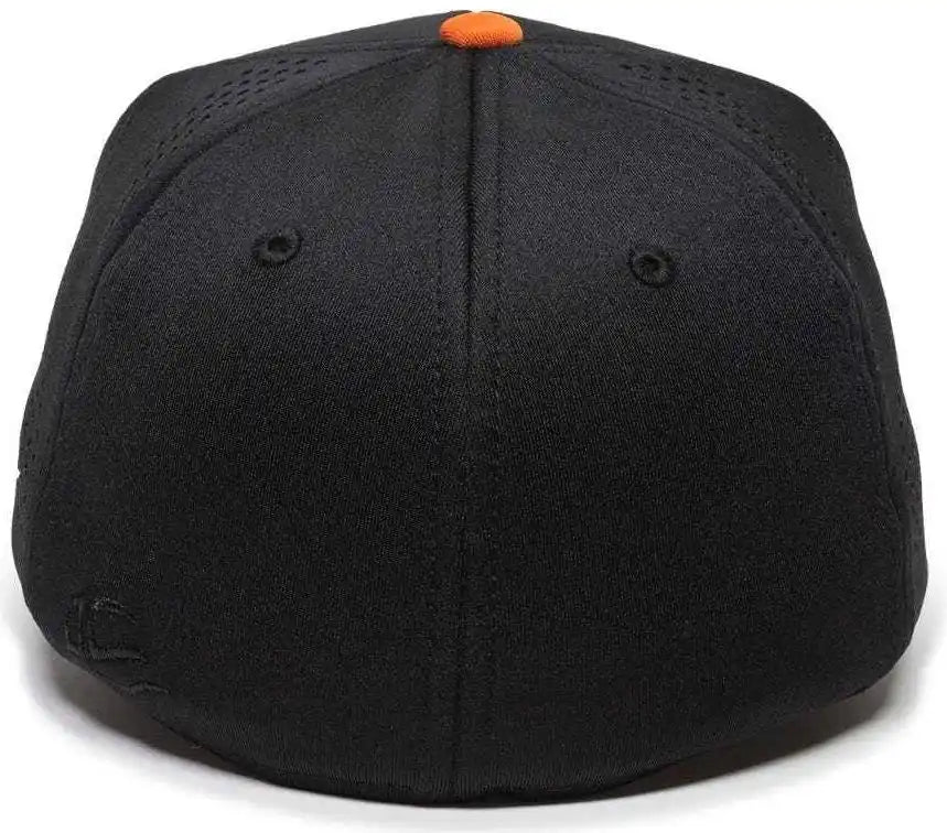 Oc Sports Air25 Flexible Fitting Cap - Black Orange