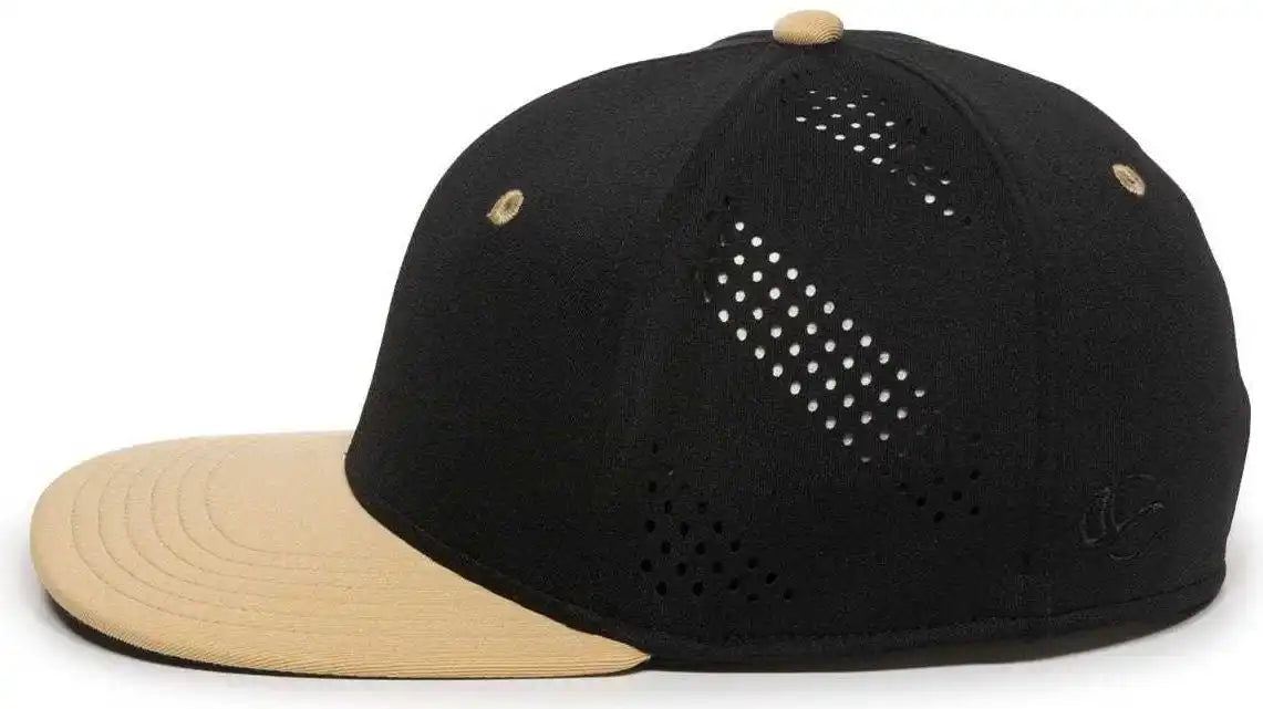 Oc Sports Air25 Flexible Fitting Cap - Black Vegas Gold