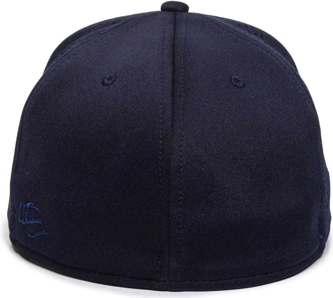 Oc Sports Air25 Flexible Fitting Cap - Columbia Blue Navy