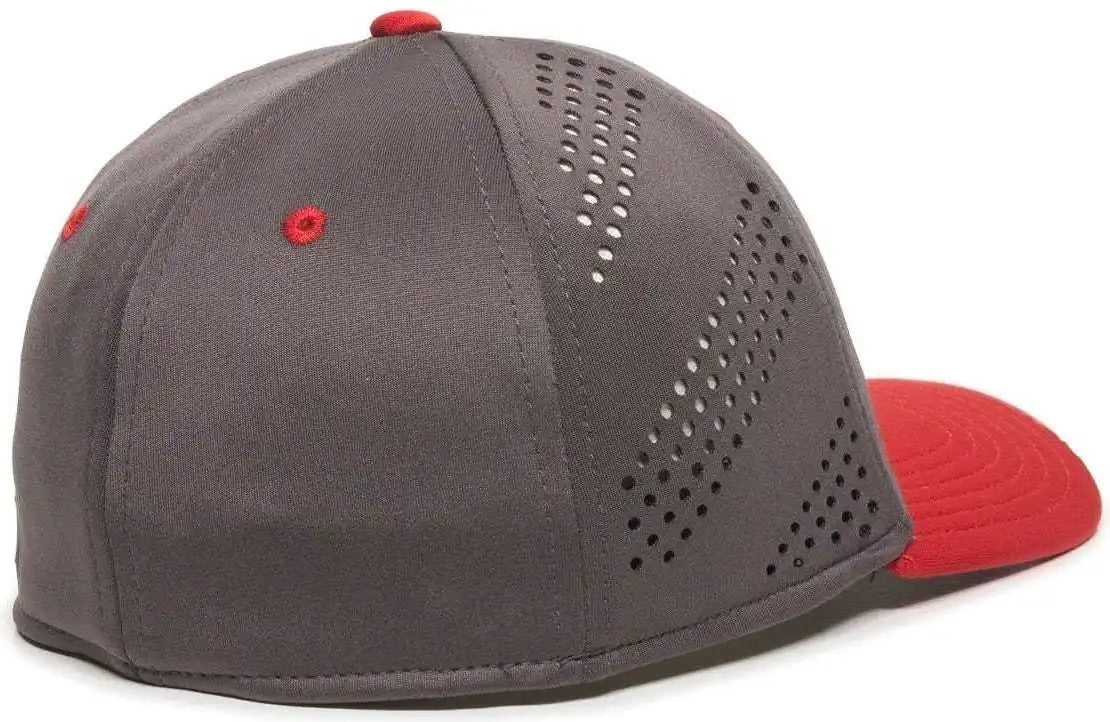 Oc Sports Air25 Flexible Fitting Cap - Graphite Red