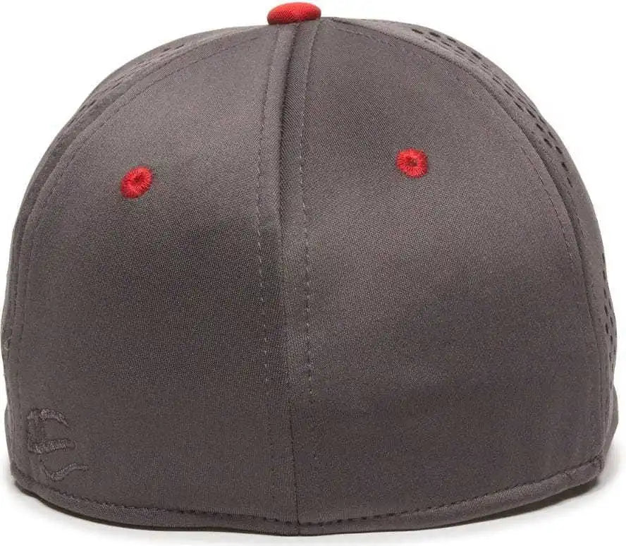 Oc Sports Air25 Flexible Fitting Cap - Graphite Red