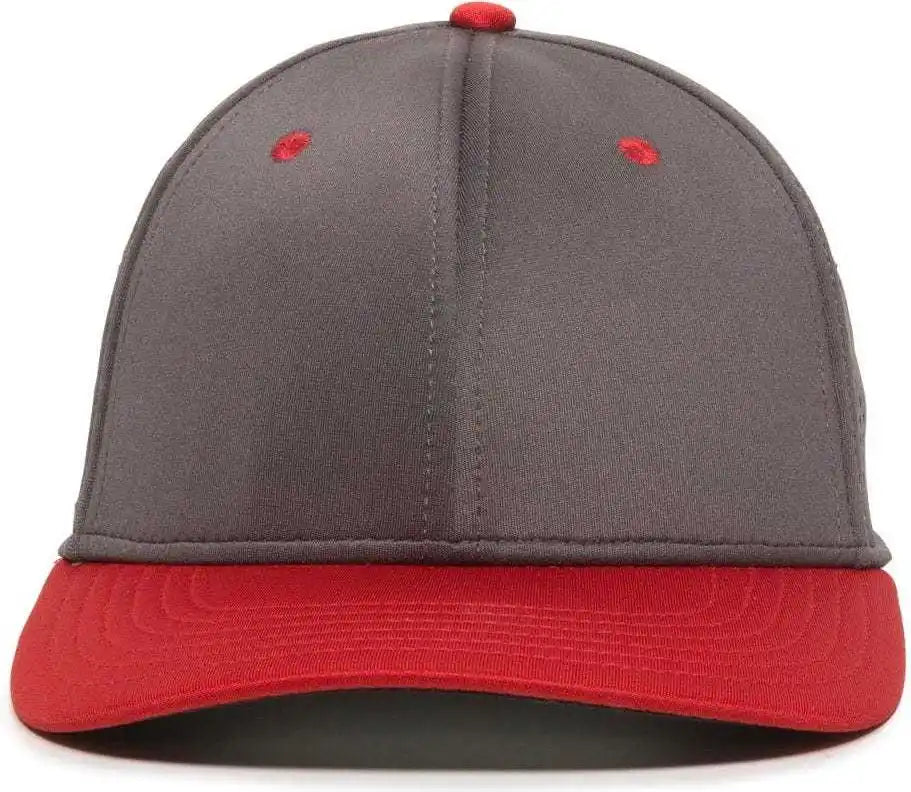 Oc Sports Air25 Flexible Fitting Cap - Graphite Red