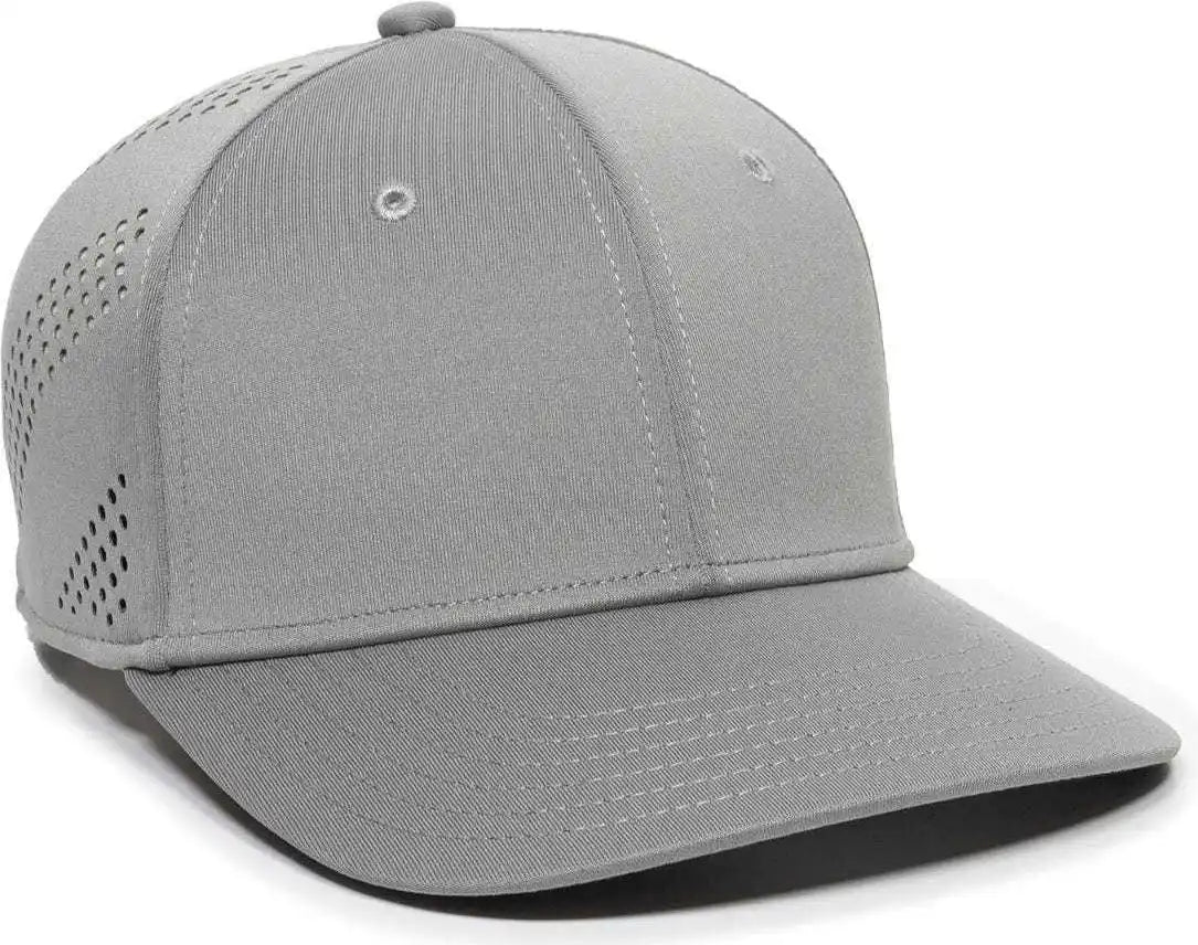 Oc Sports Air25 Flexible Fitting Cap - Light Gray - 6 3/8’’ - 3/4’’