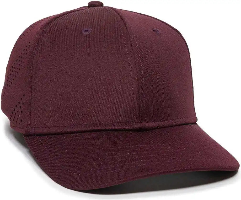 Oc Sports Air25 Flexible Fitting Cap - Maroon - 6 3/8’’ - 3/4’’