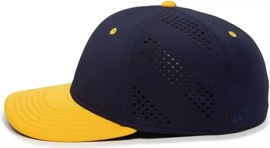 Oc Sports Air25 Flexible Fitting Cap - Navy Gold