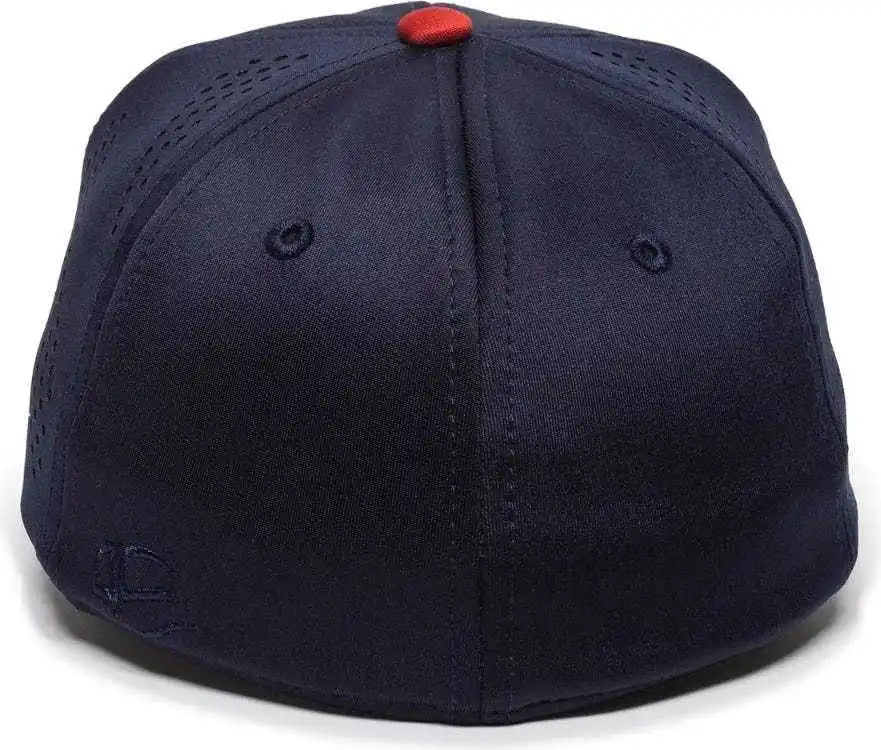 Oc Sports Air25 Flexible Fitting Cap - Navy Red - 6 3/8’’ - 3/4’’