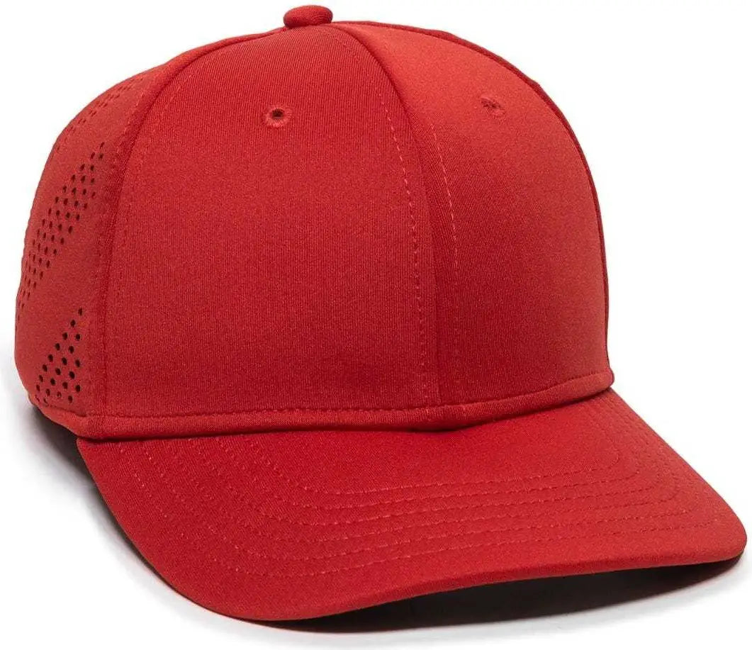 Oc Sports Air25 Flexible Fitting Cap - Red - 6 3/8’’ - 3/4’’