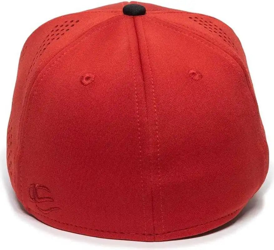 Oc Sports Air25 Flexible Fitting Cap - Red Black - 6 3/8’’ - 3/4’’