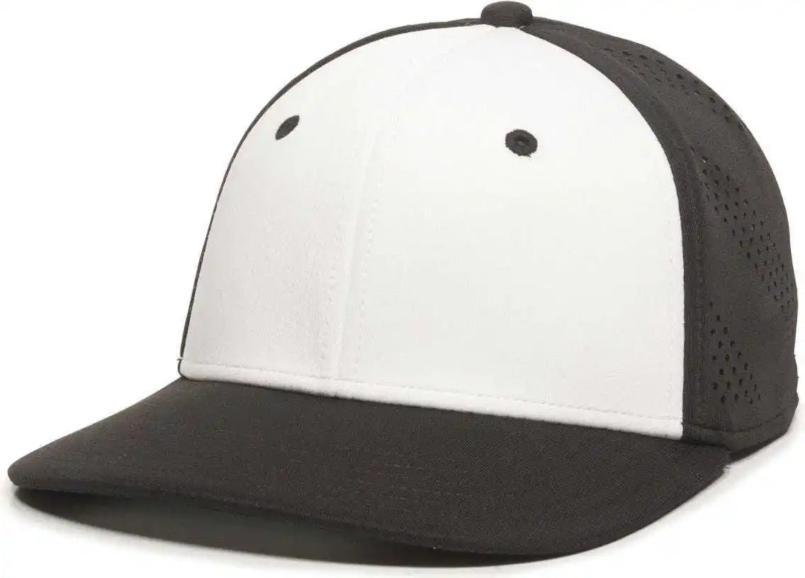 Oc Sports Air25 Flexible Fitting Cap - White Black