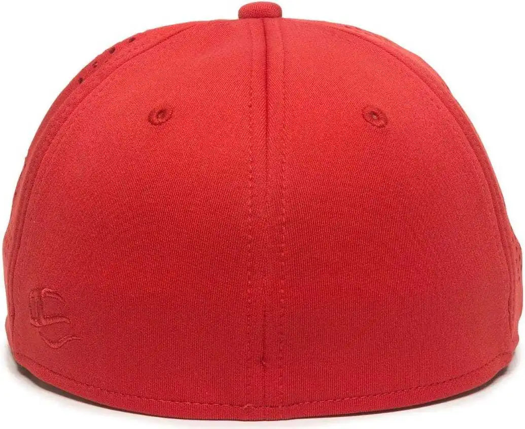 Oc Sports Air25 Flexible Fitting Cap - White Red - 6 3/8’’ - 3/4’’
