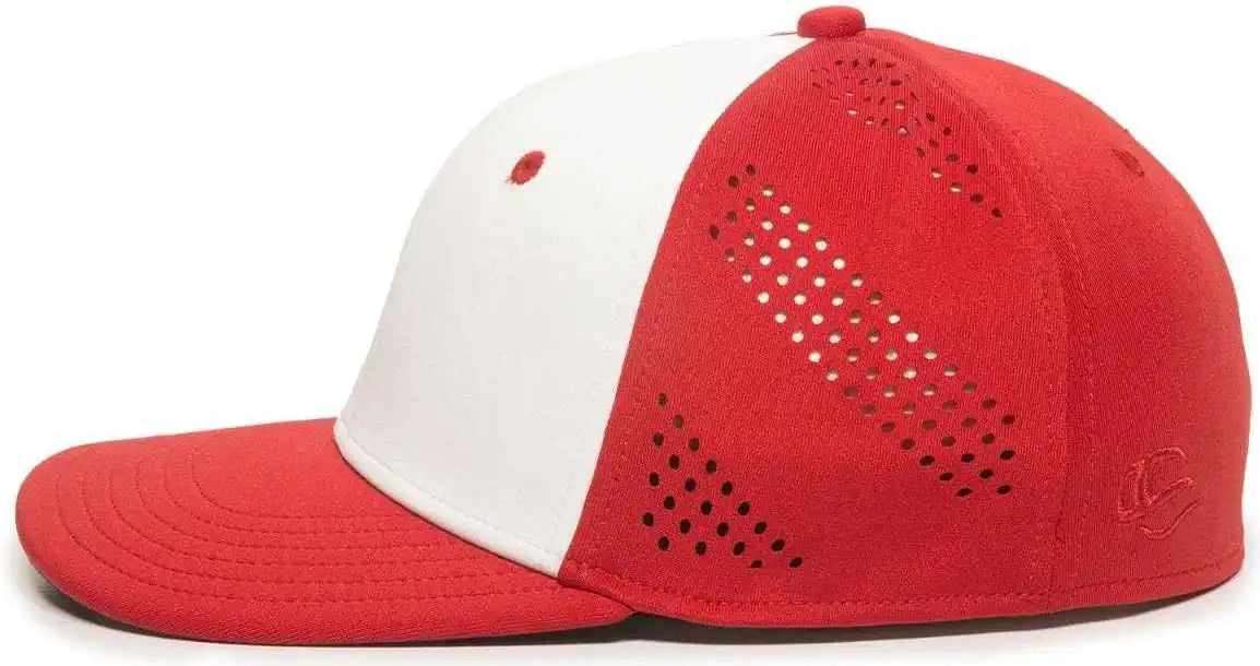 Oc Sports Air25 Flexible Fitting Cap - White Red