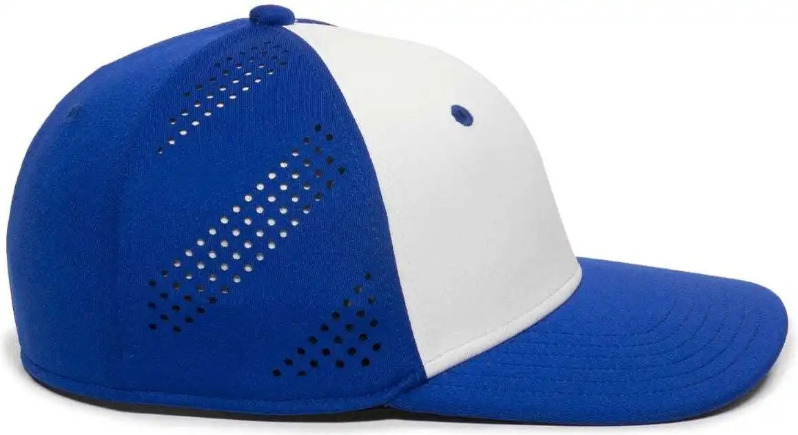 Oc Sports Air25 Flexible Fitting Cap - White Royal