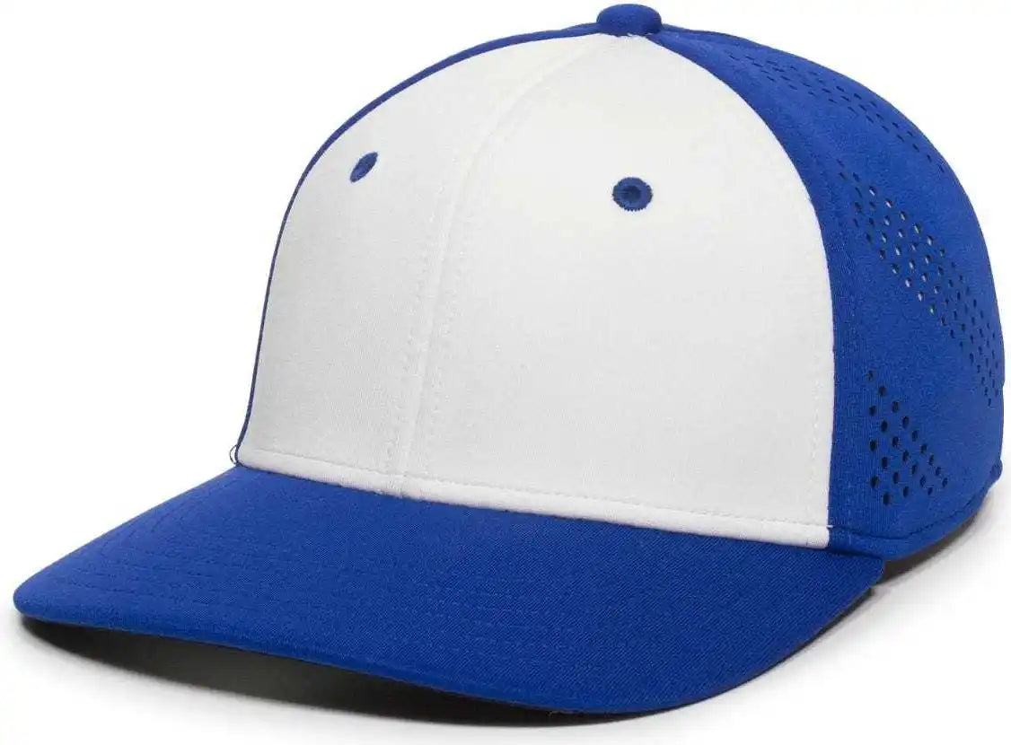 Oc Sports Air25 Flexible Fitting Cap - White Royal