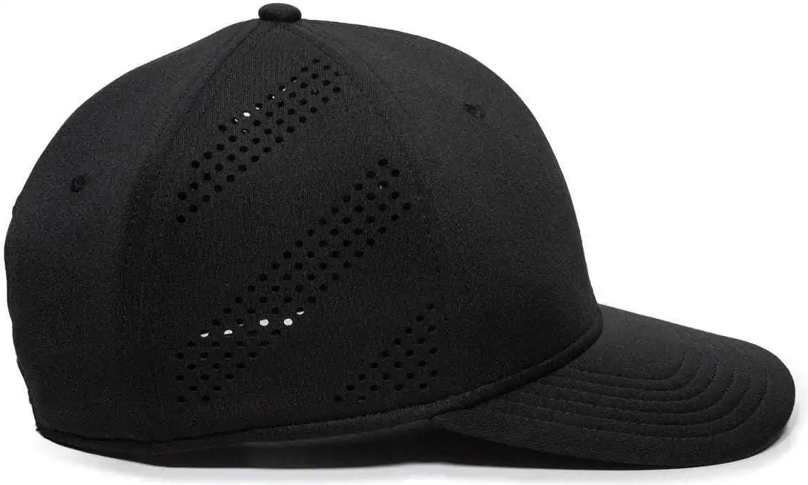 Oc Sports Air50 Proflex Adjustable Performance Cap - Black - 6 7/8’’ - 7 1/2’’
