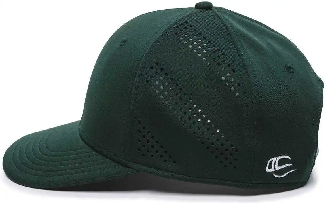 Oc Sports Air50 Proflex Adjustable Performance Cap - Dark Green - Forest / 6 7/8’’ - 7 1/2’’