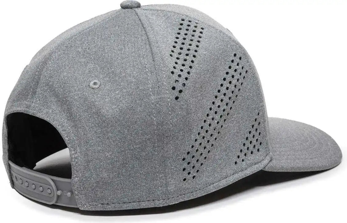 Oc Sports Air50 Proflex Adjustable Performance Cap - Heathered Gray - 6 7/8’’ - 7 1/2’’
