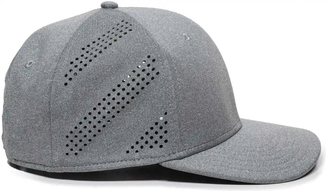 Oc Sports Air50 Proflex Adjustable Performance Cap - Heathered Gray - 6 7/8’’ - 7 1/2’’
