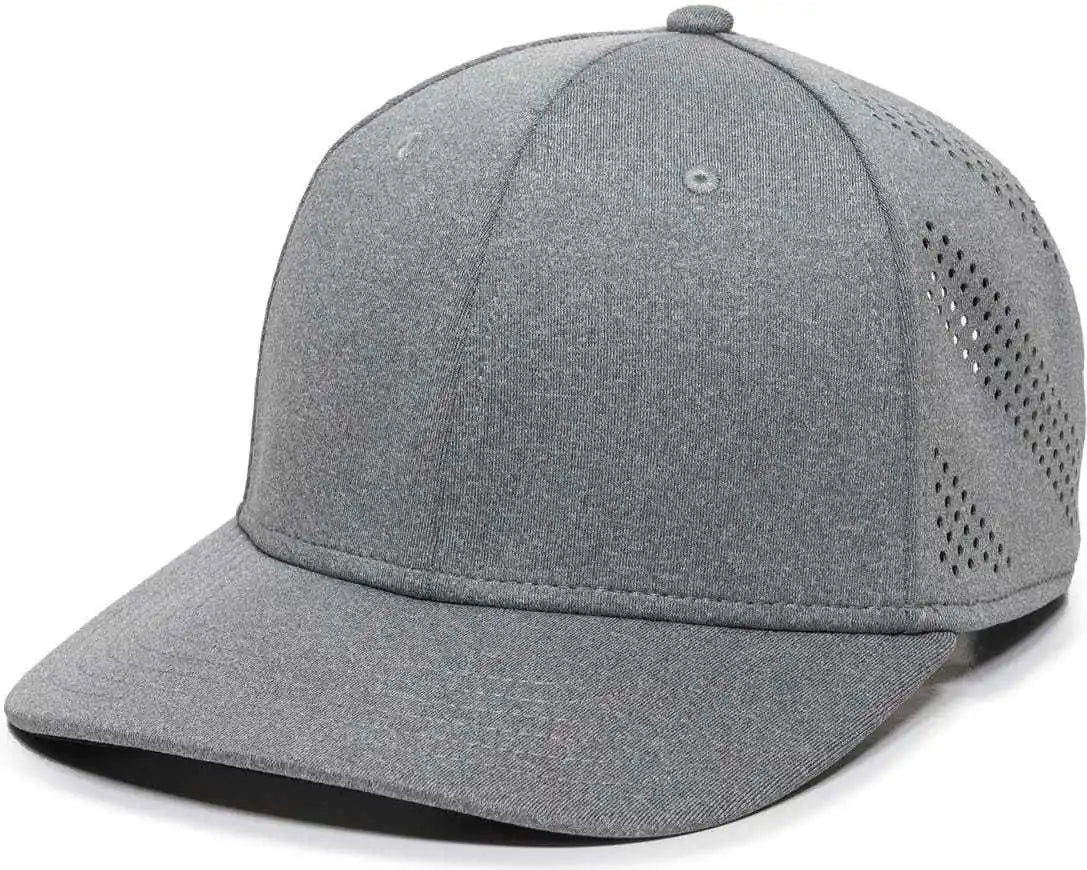 Oc Sports Air50 Proflex Adjustable Performance Cap - Heathered Gray - 6 7/8’’ - 7 1/2’’
