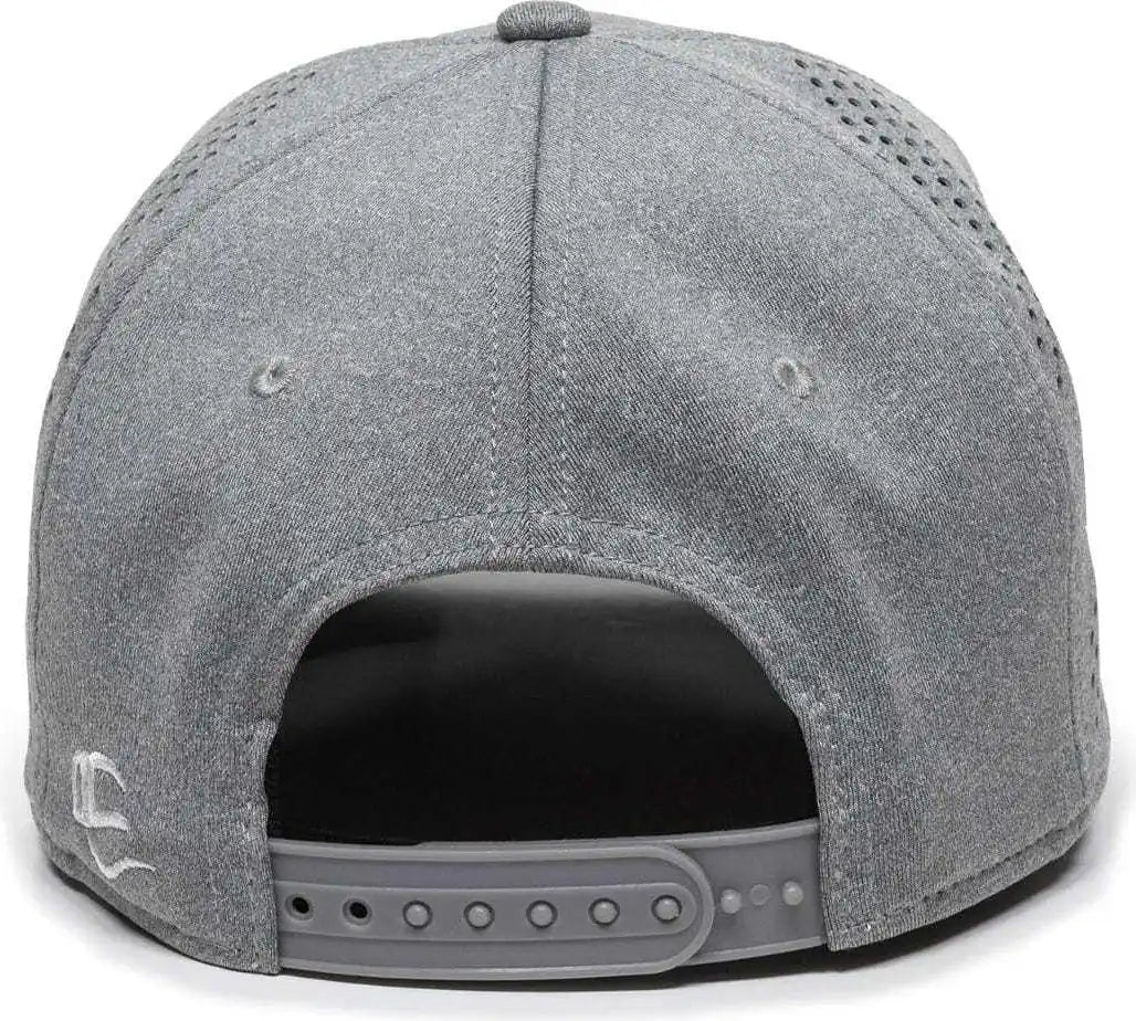Oc Sports Air50 Proflex Adjustable Performance Cap - Heathered Gray - 6 7/8’’ - 7 1/2’’