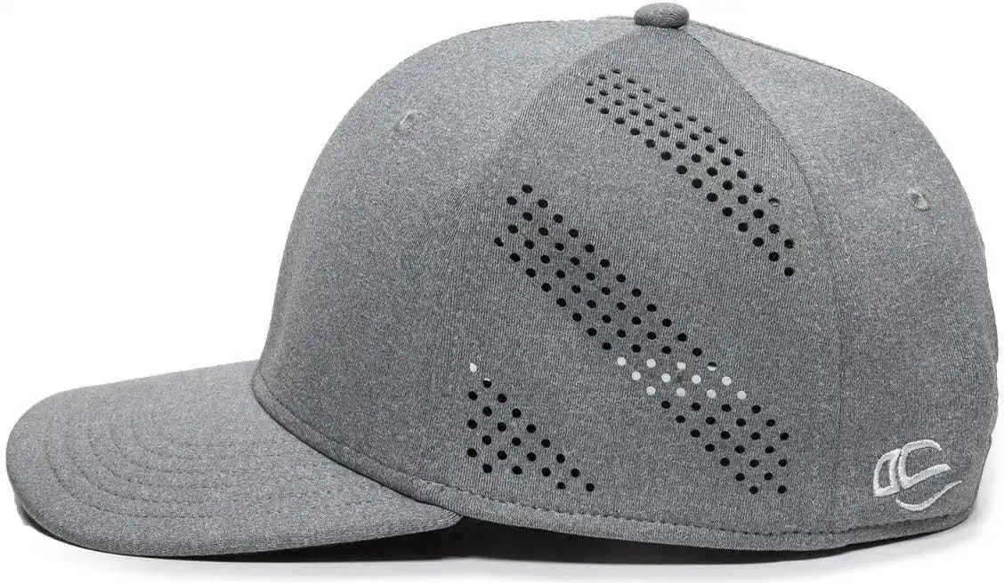 Oc Sports Air50 Proflex Adjustable Performance Cap - Heathered Gray - 6 7/8’’ - 7 1/2’’