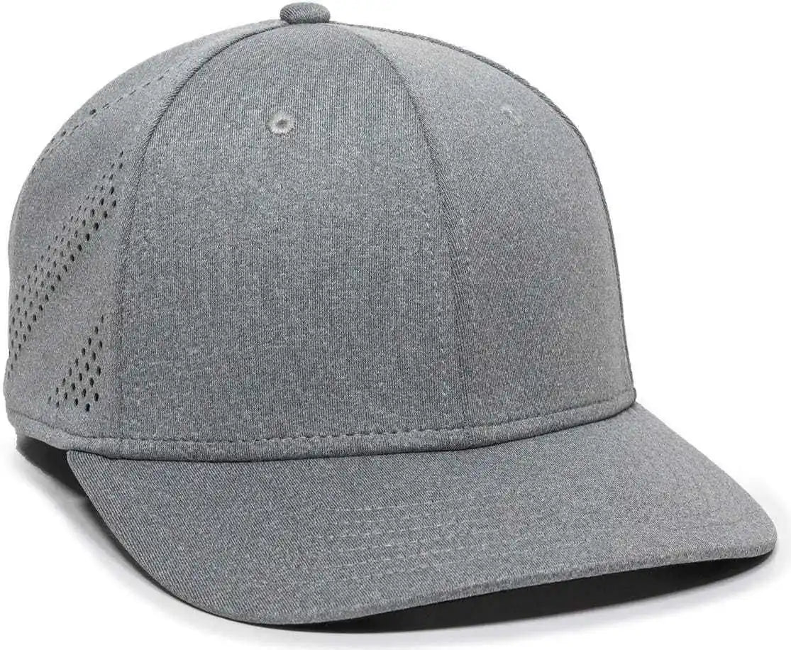 Oc Sports Air50 Proflex Adjustable Performance Cap - Heathered Gray - 6 7/8’’ - 7 1/2’’