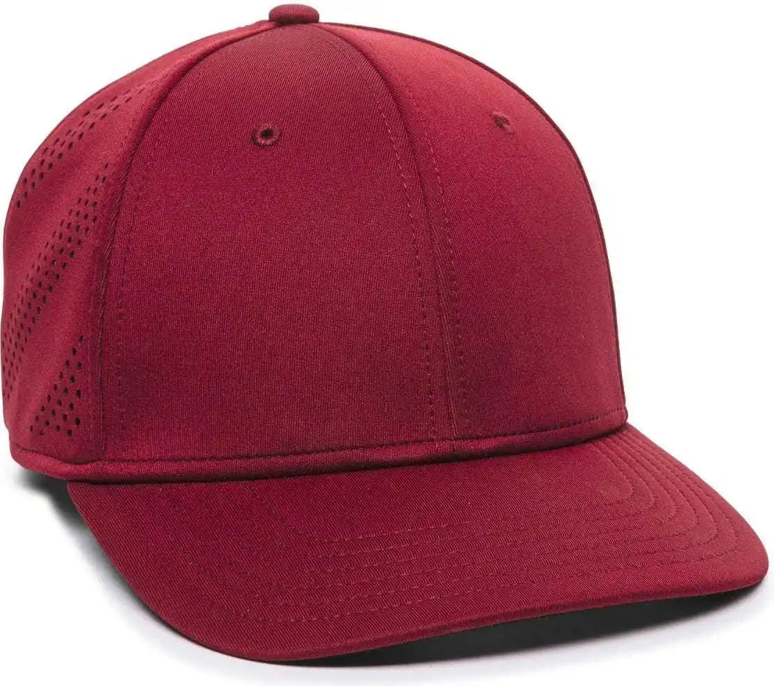 Oc Sports Air50 Proflex Adjustable Performance Cap - Maroon - 6 7/8’’ - 7 1/2’’