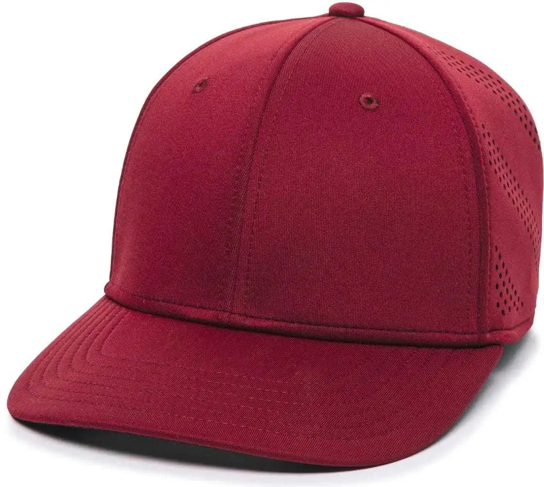 Oc Sports Air50 Proflex Adjustable Performance Cap - Maroon - 6 7/8’’ - 7 1/2’’