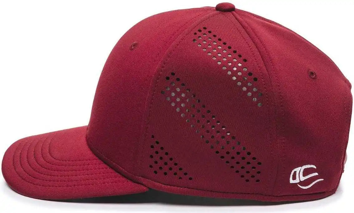 Oc Sports Air50 Proflex Adjustable Performance Cap - Maroon - 6 7/8’’ - 7 1/2’’