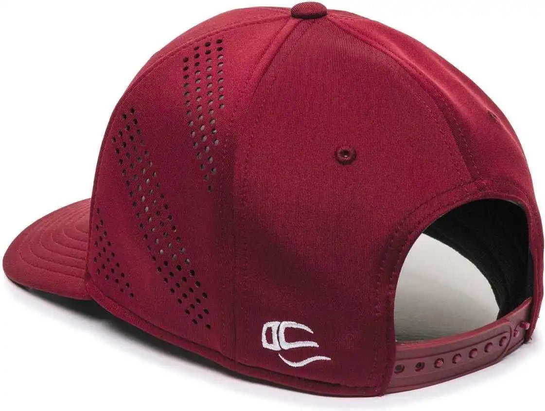 Oc Sports Air50 Proflex Adjustable Performance Cap - Maroon - 6 7/8’’ - 7 1/2’’