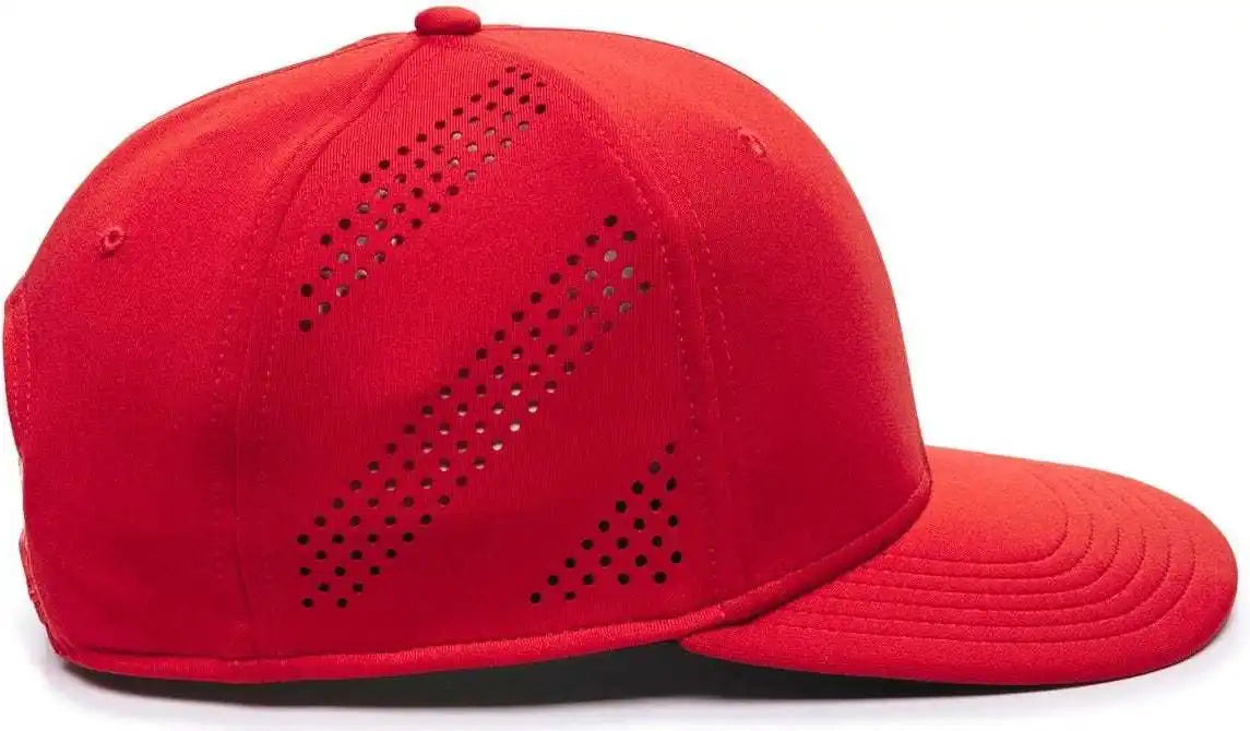 Oc Sports Air50 Proflex Adjustable Performance Cap - Red - 6 7/8’’ - 7 1/2’’