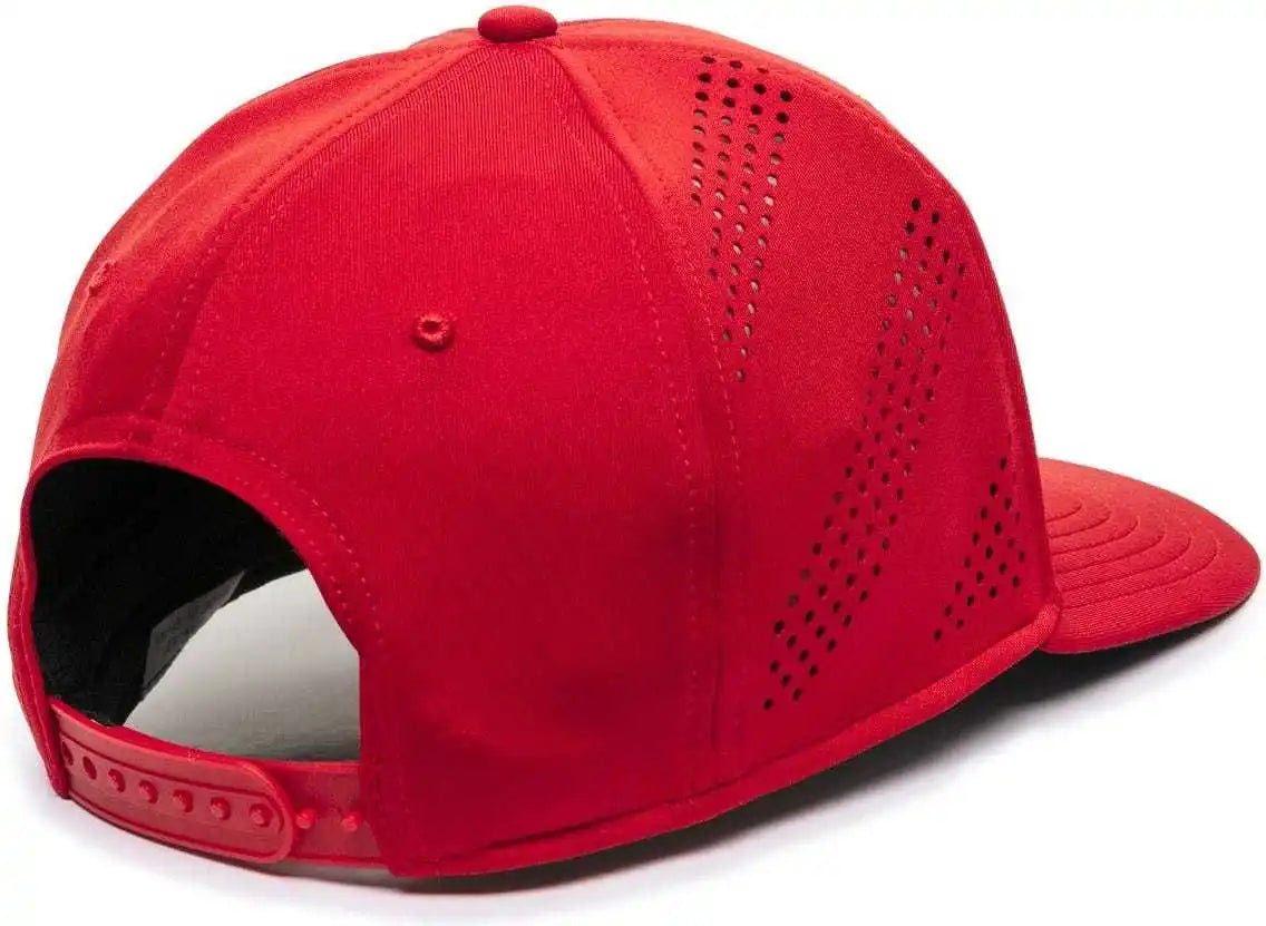 Oc Sports Air50 Proflex Adjustable Performance Cap - Red - 6 7/8’’ - 7 1/2’’