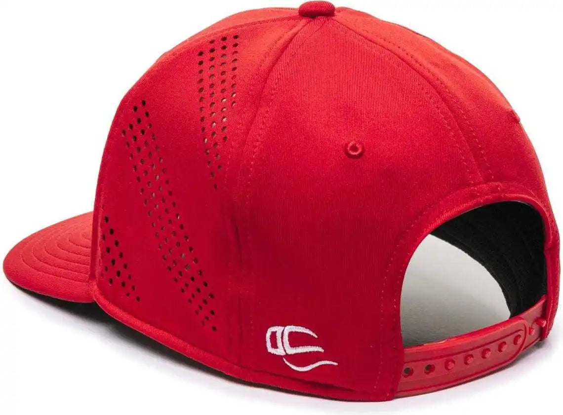 Oc Sports Air50 Proflex Adjustable Performance Cap - Red - 6 7/8’’ - 7 1/2’’