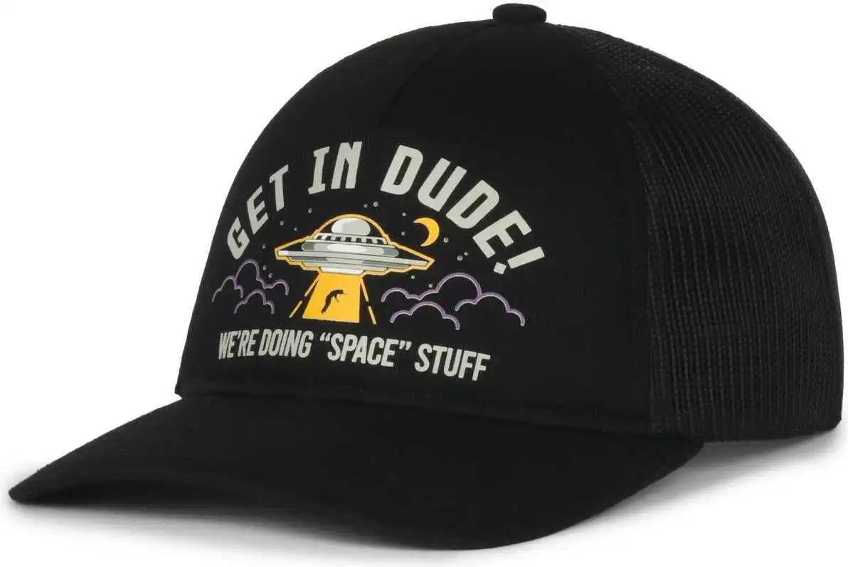 Oc Sports Alien04 Pro Crown Dad Cap - Black - 6 7/8’’ - 7 1/2’’