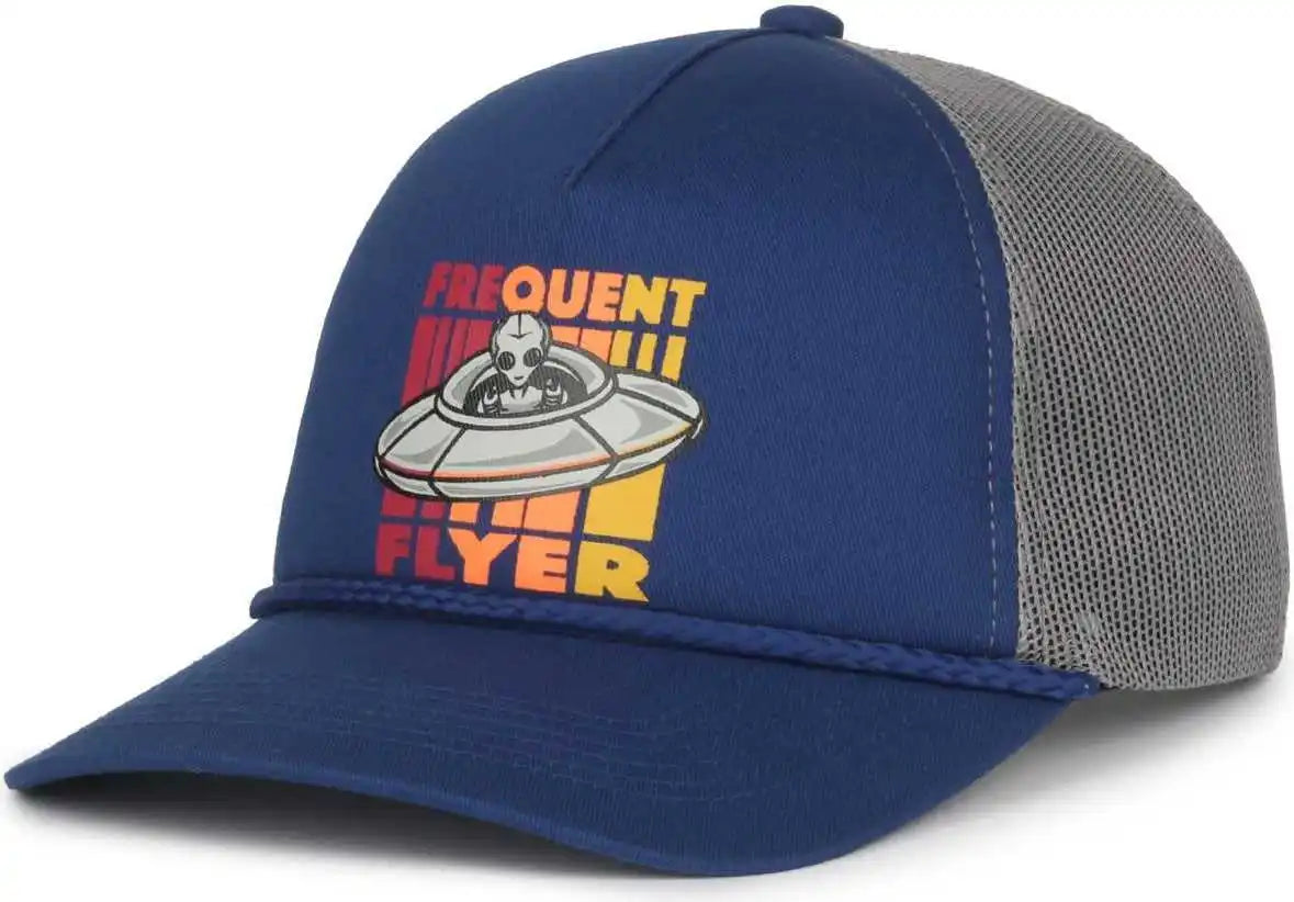 Oc Sports Alien05 Pro Crown Dad Cap - Royal Charcoal