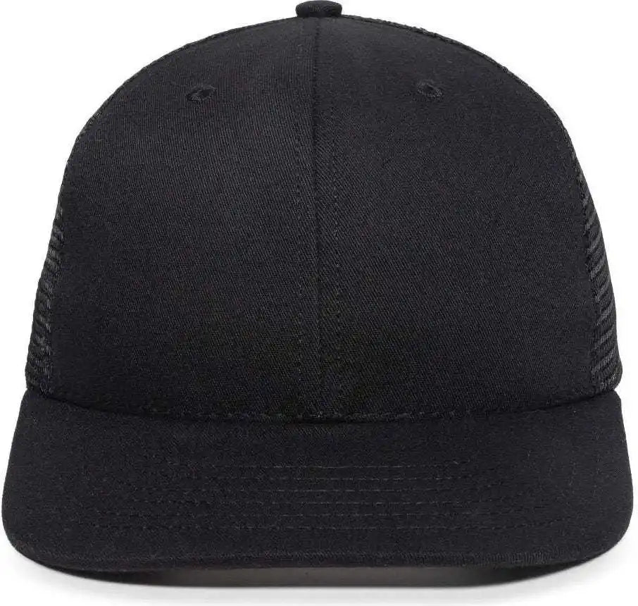 Oc Sports Am-101m Usa Made Mesh Back Cap - Black - 6 7/8’’ - 7 1/2’’