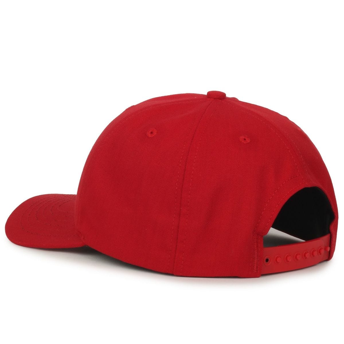 Oc Sports Am-102 Made in Usa Solid Back Cap - Red