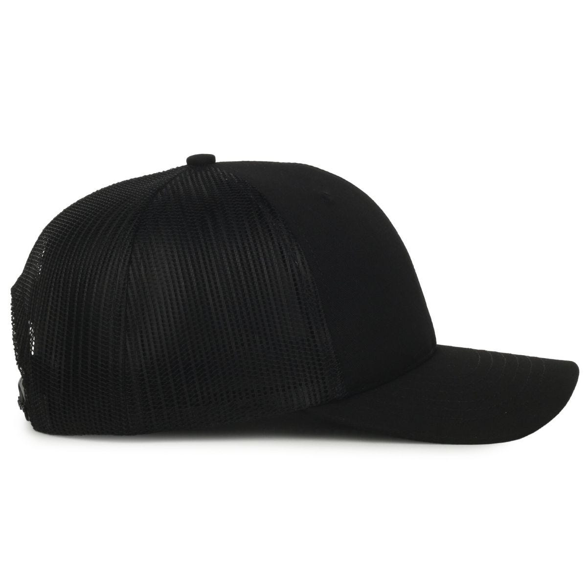 Oc Sports Am-102m Made in Usa Mesh Back Cap - Black/black