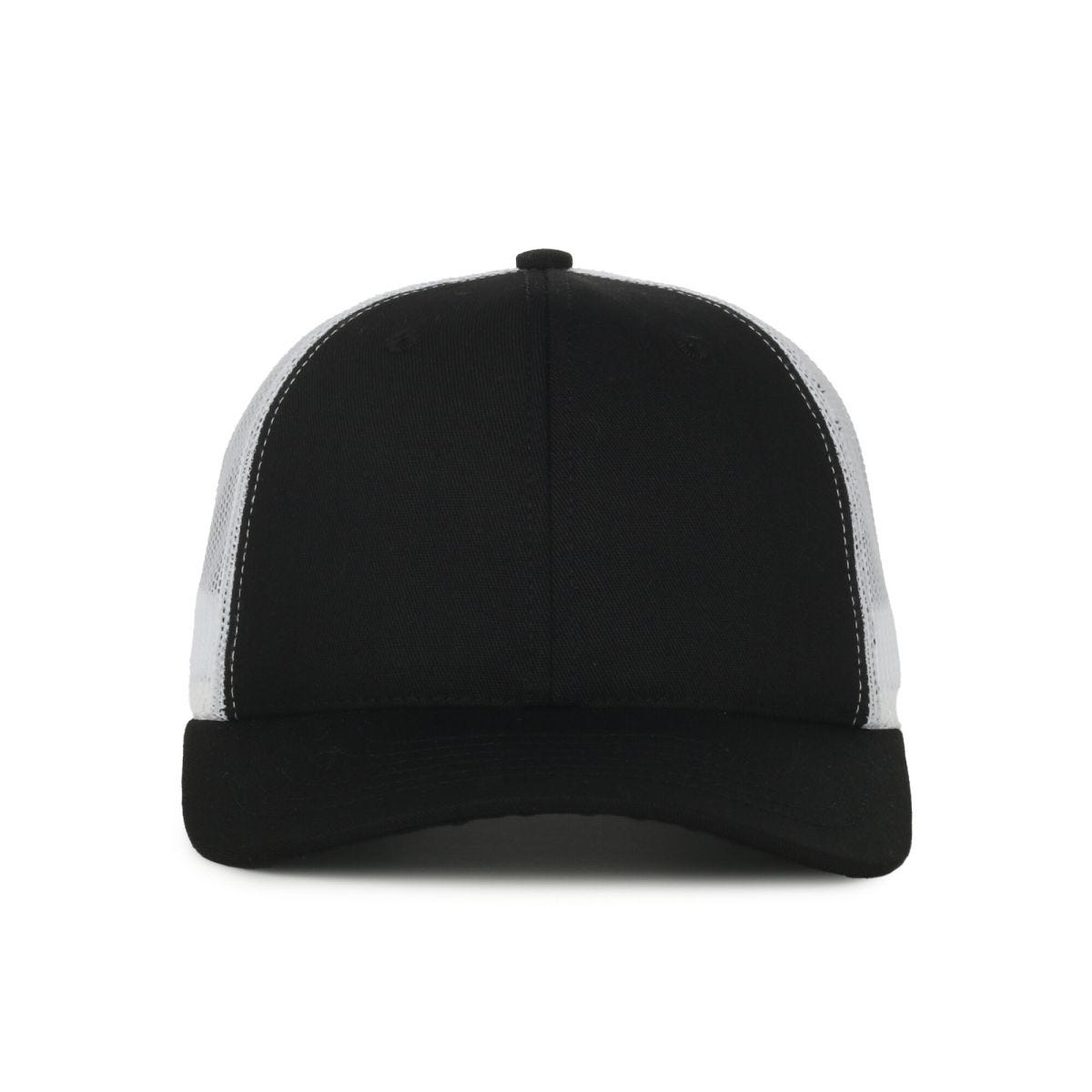 Oc Sports Am-102m Made in Usa Mesh Back Cap - Black/white
