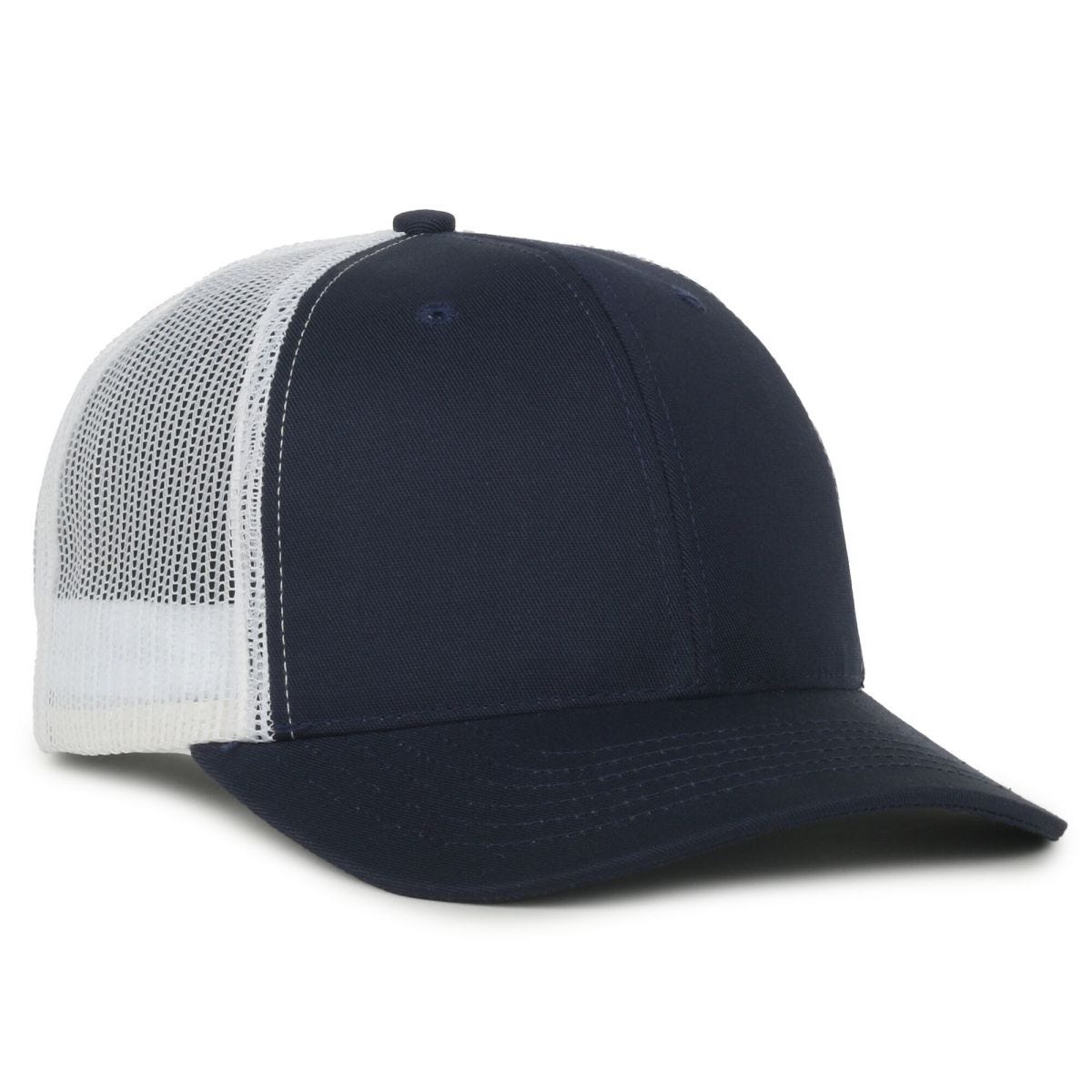 Oc Sports Am-102m Made in Usa Mesh Back Cap - Navy/white