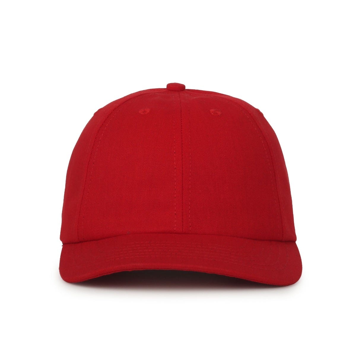 Oc Sports Am-111 Made in Usa Solid Back Dad Cap - Red