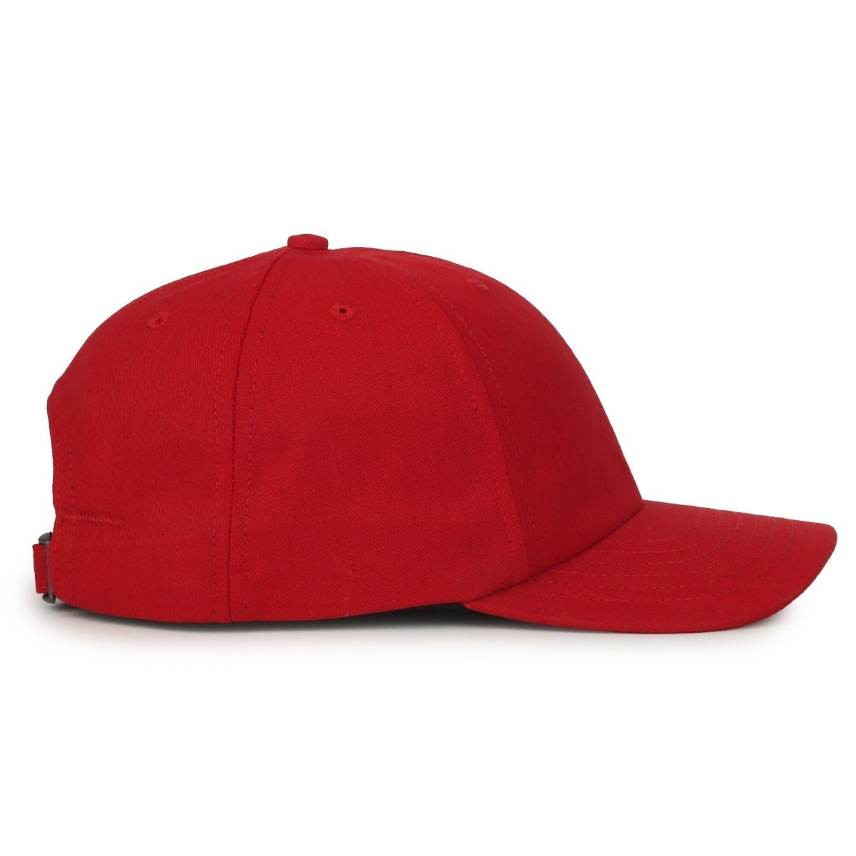 Oc Sports Am-111 Made in Usa Solid Back Dad Cap - Red