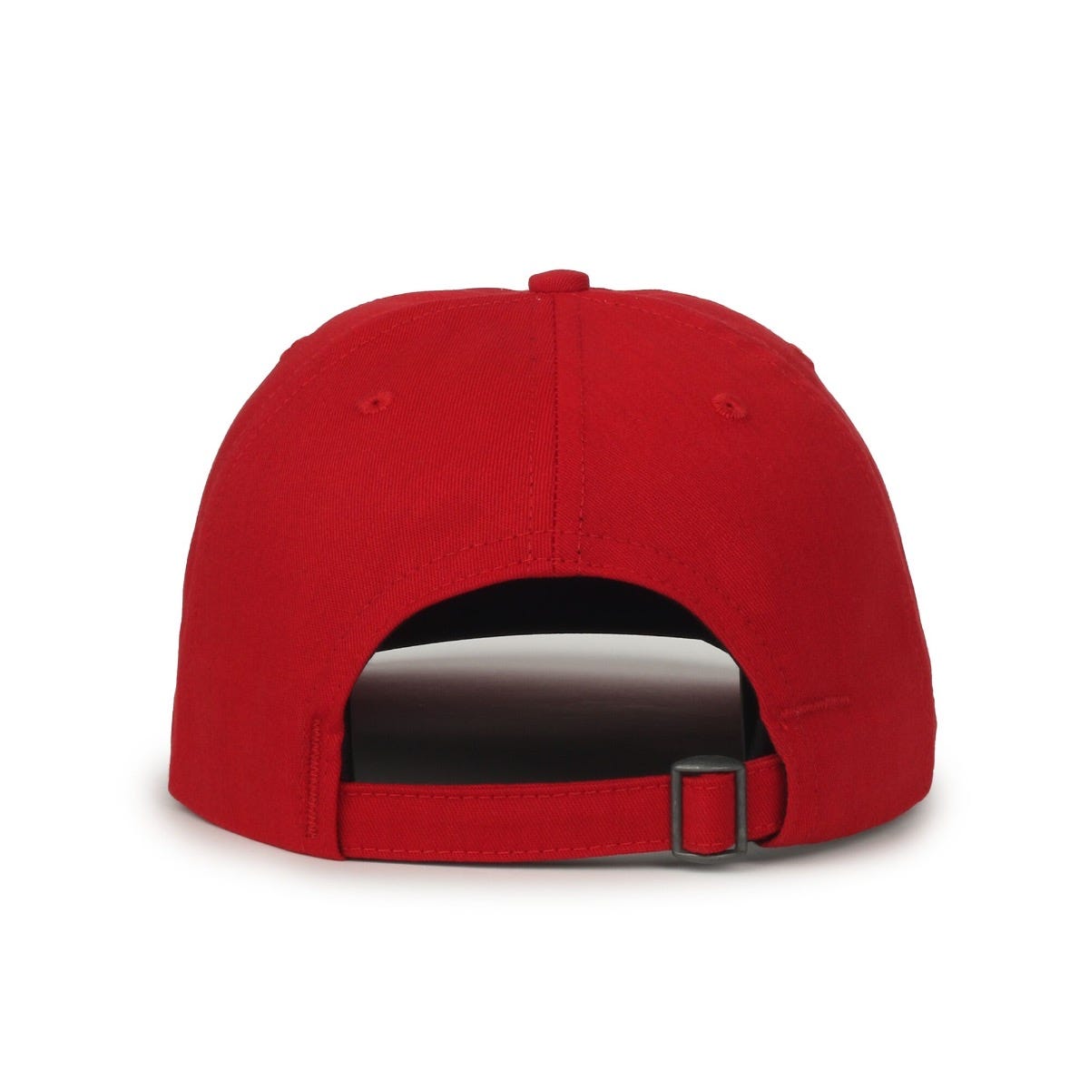Oc Sports Am-111 Made in Usa Solid Back Dad Cap - Red
