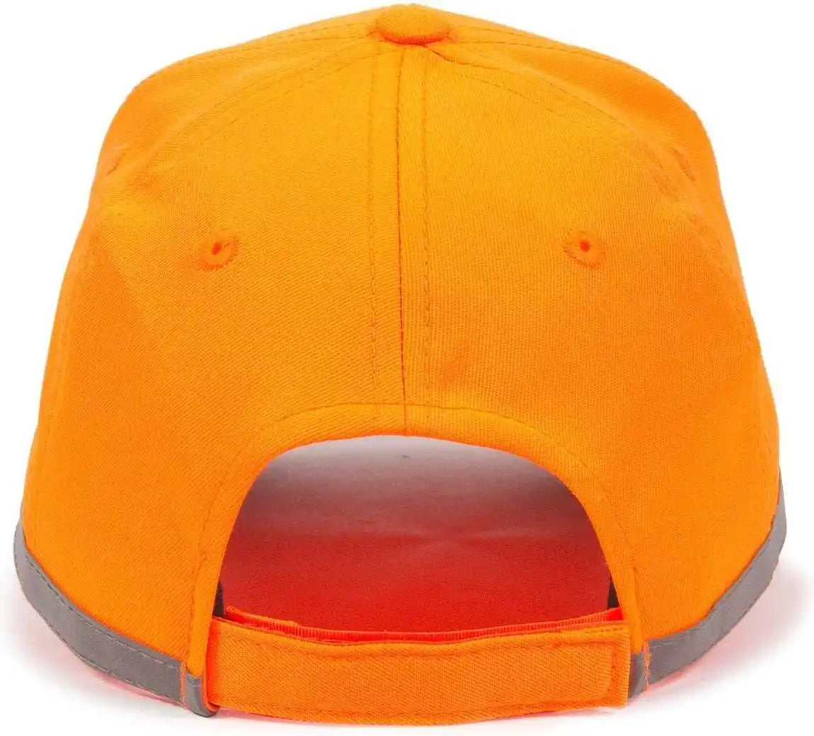 Oc Sports Ansi-100 Adjustable Cap that is Easily Visible - Blaze - 6 7/8’’ - 7 1/2’’